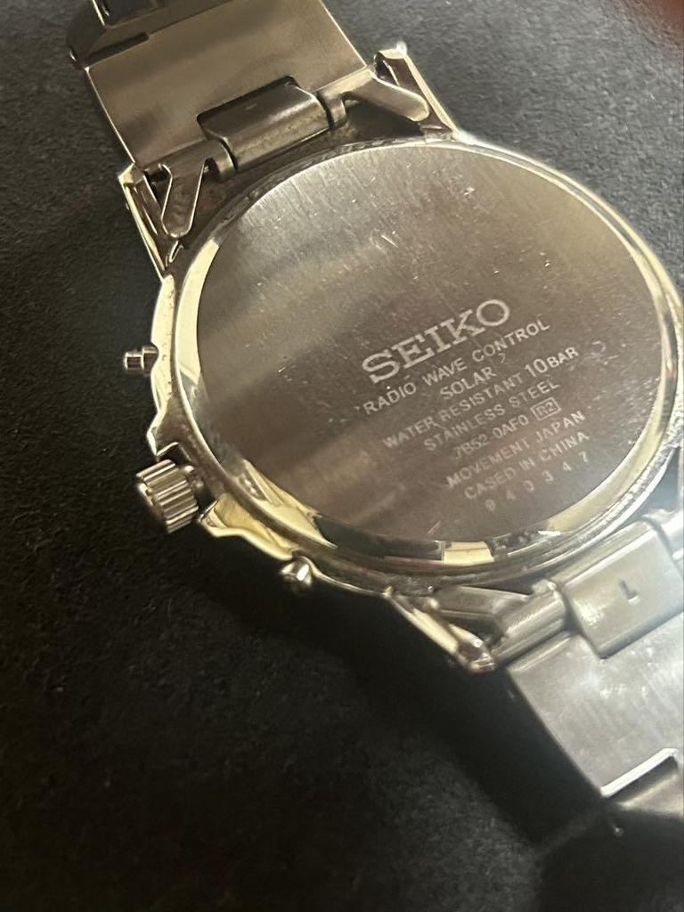 [USED] SEIKO 7B52-0AF0 Solar Radio-Controlled Watch