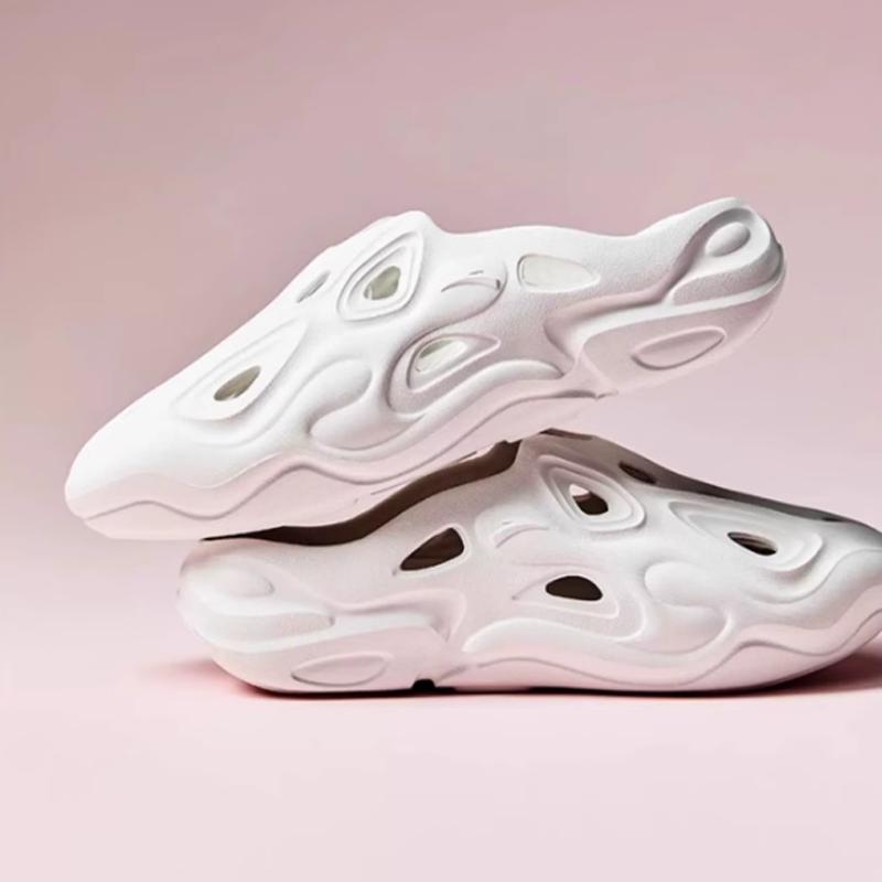 Anta Comfortable Versatile Open-Toe Slippers Women Footwear White 122438520-1