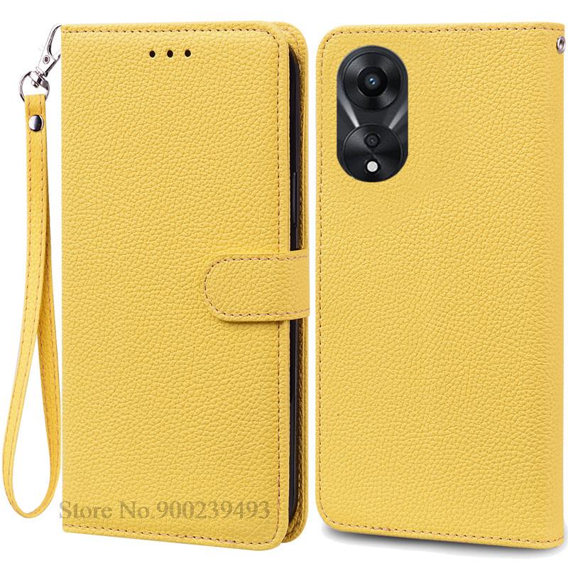 For OPPO A78 5G Case Soft Silicone Leather Wallet Case For OPPO A58 5G A 78 Phone Case For OPPO A78 5G Cover Coque Fundas Etui