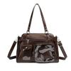 Japanese Itabag With Transparent Display Multi-pocket Shoulder Bag Fashion Tote Bag Jk Uniform Handbag Y2k Style Crossbody Bag
