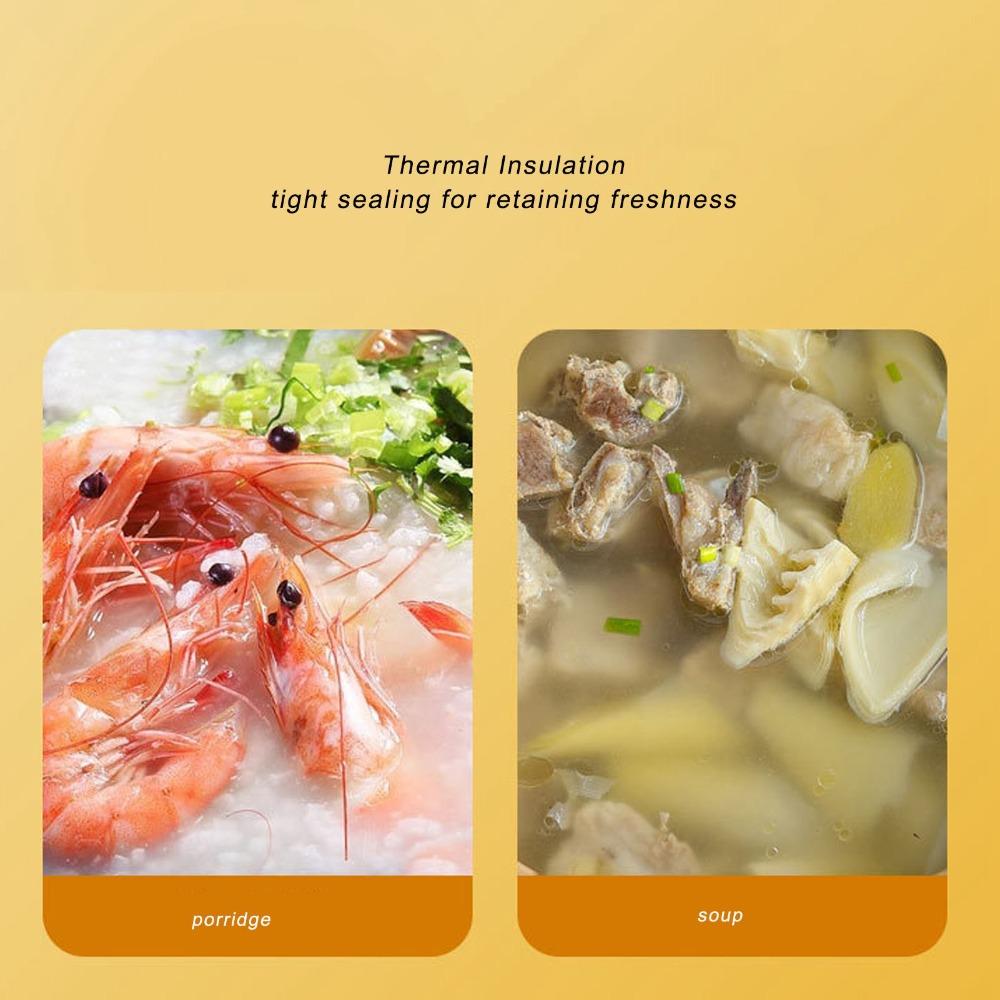 304 Stainless Steel Round Lunch Container 420ml Portable Lunch Box  For Travel