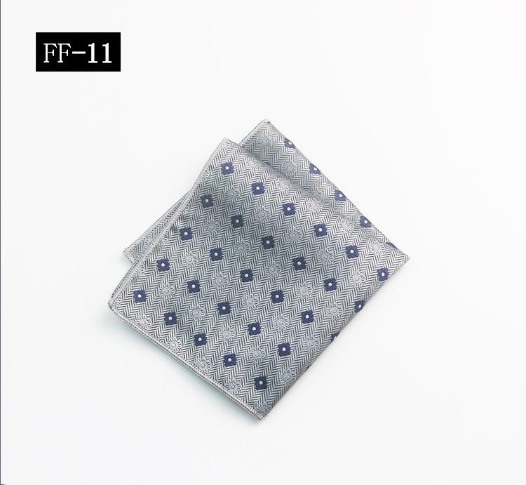 Pocket Towel Men'S, Suit Banquet Wedding Groom Best Man Striped Pattern High-End Small Square Towel Handkerchief