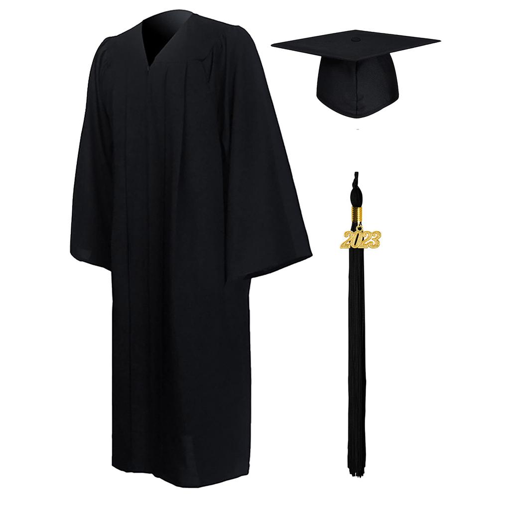 Erwachsene Graduierung Kleid Kappe 2023 Roman Schuluniform Unisex Mädchen Cosplay Bachelor Kostüm Set College Universität Zeremonie Anzug