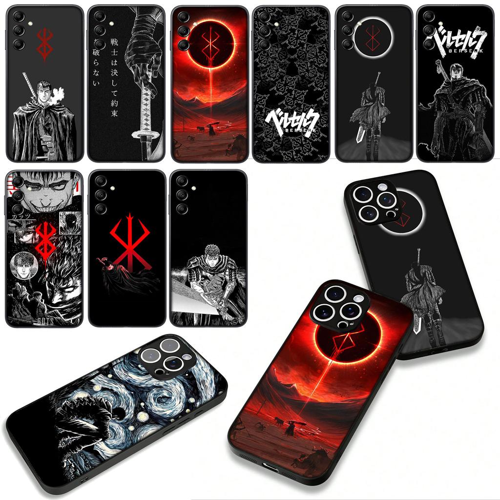 Berserks Anime Guts Phone Cover Case for Samsung Galaxy A36 A17 A26 A07 A35 A54 A53 A13 A33 A34 S8 S9 S20 S21 FE S10 Plus Casing