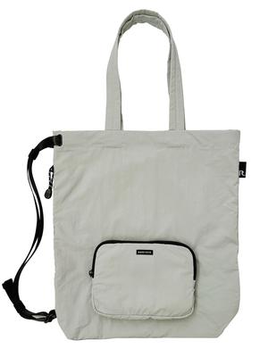 1315 Faltbarer, leichter, wasserabweisender 3-Wege-Rucksack, Tragetasche SN CEOROO delta CEOROO 02 Grau [Rootote] Packable-B