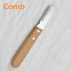 2 PZ Coltello Rimuovi Peli Animali Pettine per Cani Strumento di Bellezza Manico in Legno Coltello Sbucciatore Dispositivo Rimuovi Peli Animali Strumento di Pulizia Articoli per Animali