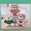 Soft And Cuddly Plush Christmas Bear Keychain Ideal For Holiday Gifting