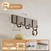 Gancho de porta removível sem impacto - montado na parede, resistente para roupas, banheiro ou cozinha.