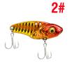 5Pcs Crankbait Metal Jig Spoon Lure 3D Eye Pencil Spoon Spinner Balancers Spoon Fishing Lure Wobbler Trolling Swimbait