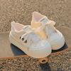 Xiaoxiangfeng original design cloud little white shoes women's spring and autumn thick-soled round-headed canvas shoes casual board shoes