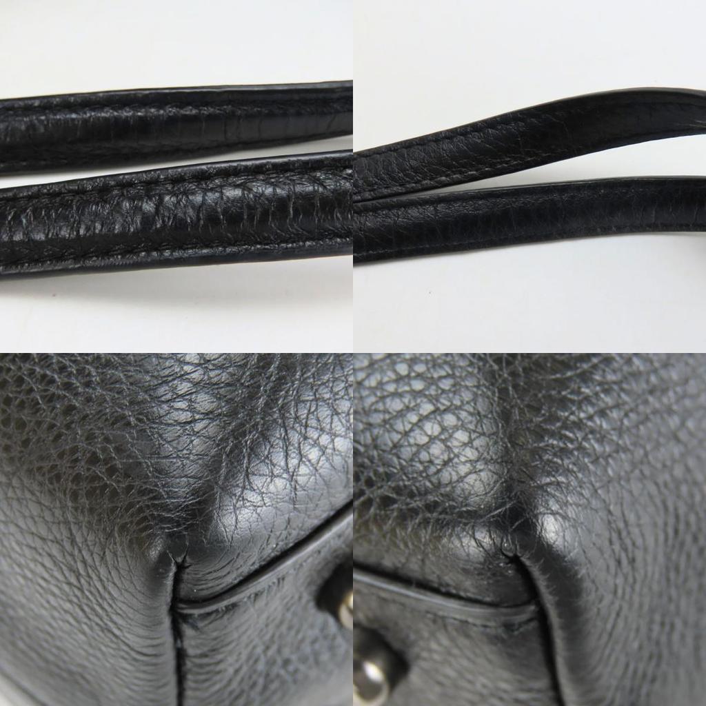 Used COACH Tote Bag F59433 Satchel Lunch Floral Nylon/leather black Red Shoulder