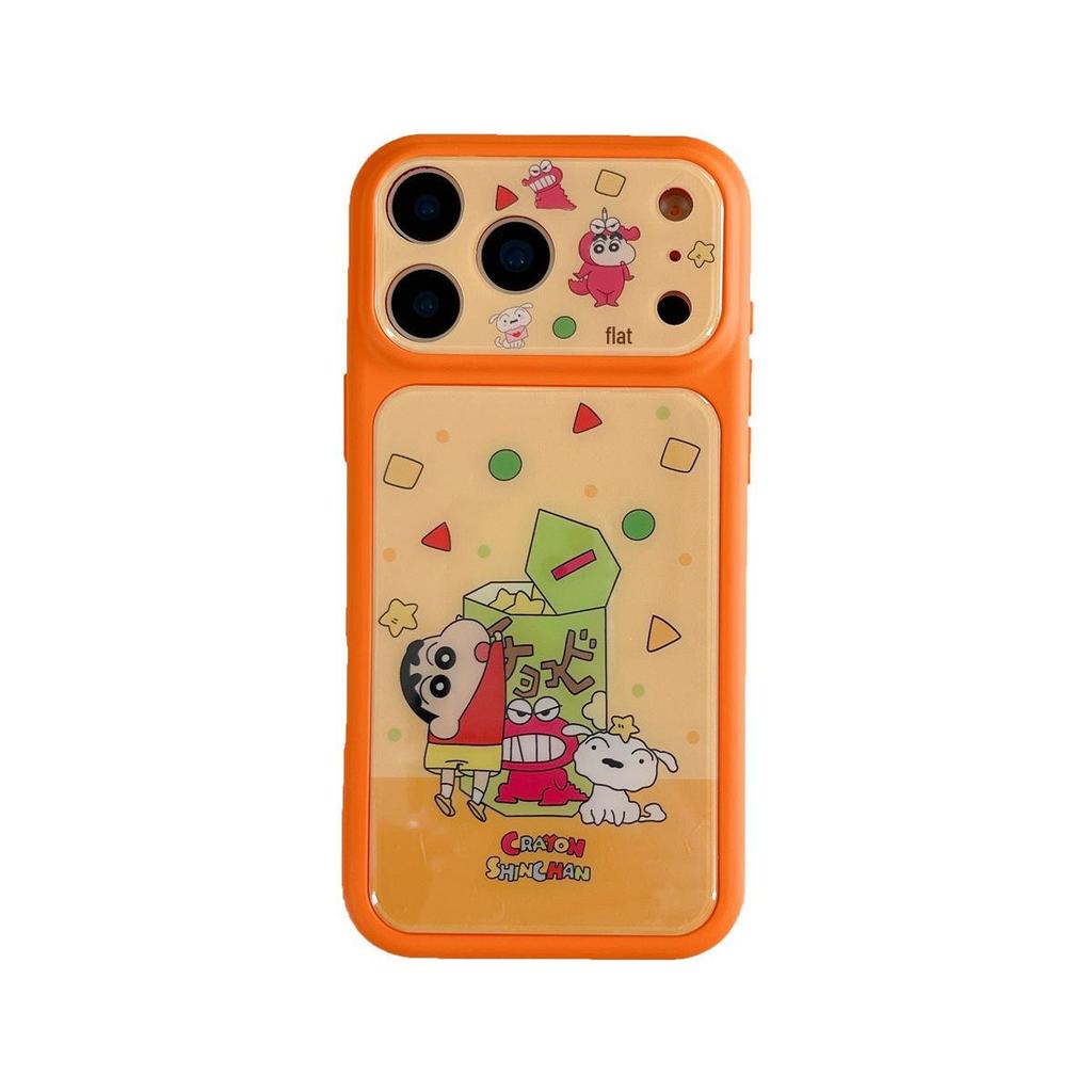 Crayon Shin-chan Cartoon Anti-Fall Phone Case for iPhone 15/17/16 Pro Max