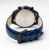 Salvatore Marra Chronograph Men's Leather Belt SM23104-BKNV Wrist Watch