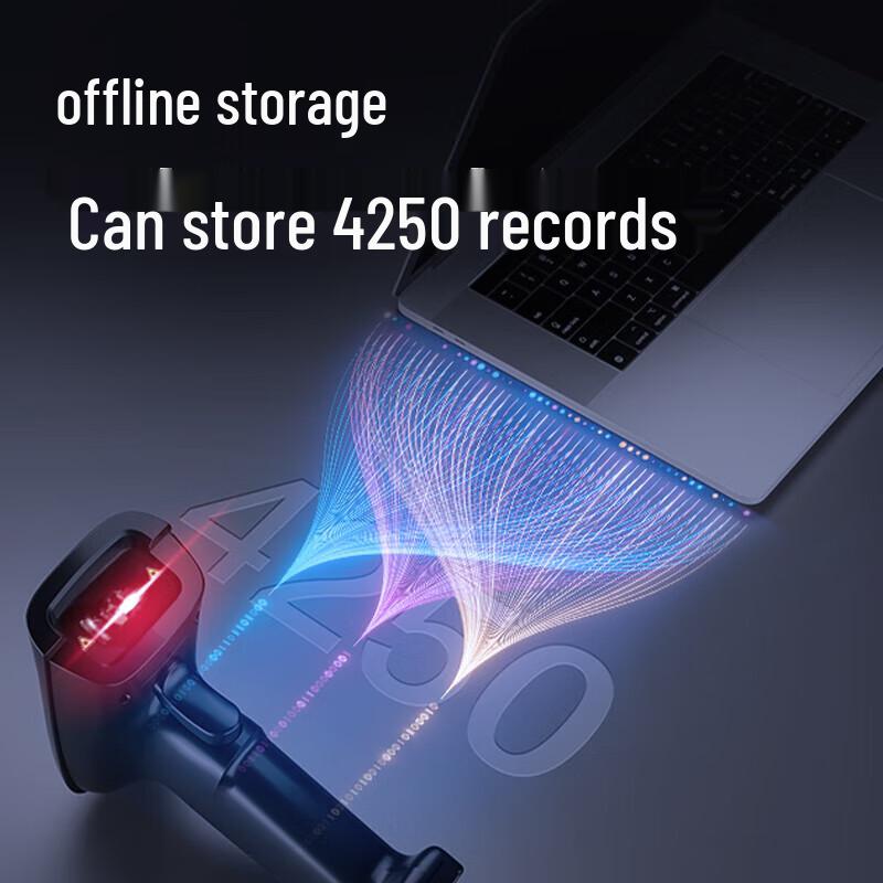 Deli 14881S Wireless 1D Barcode Scanner