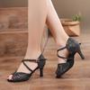 Women's Soft Sole Latin Ballroom Practice Heels