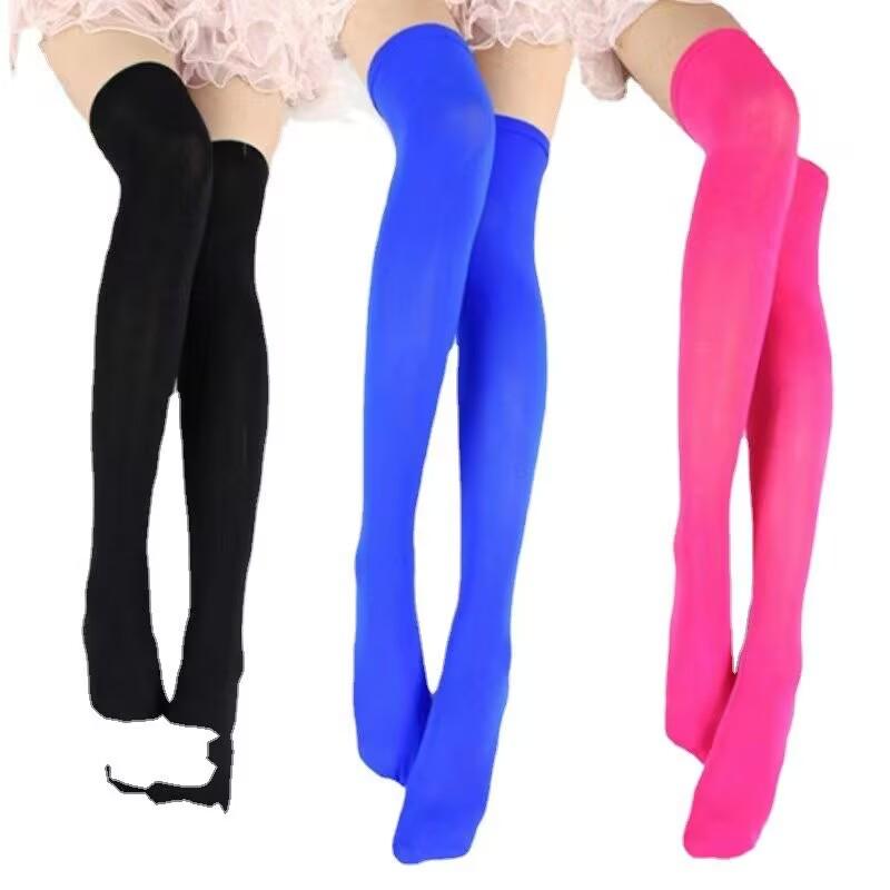 3Pairs Women Sexy Warm Thigh High Stockings Over Knee Socks Velvet Calze Stretch Stocking Temptation Medias Overknee Long Socks