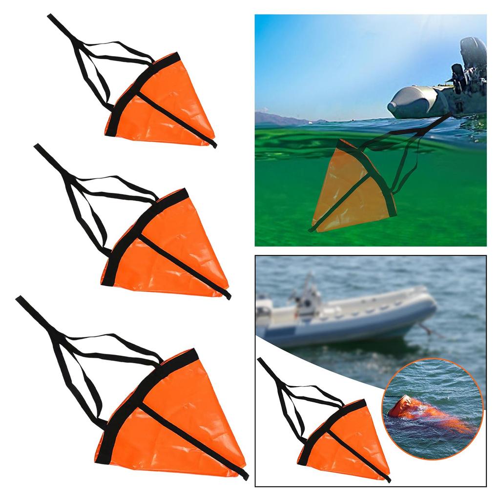 Compact Boat Bag with Rowing Sock and Drogue Anchor for Power Boats