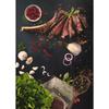 Food Western Cuisine Beef Steak Ingredient Seasoning Poster Print Wall Art Pictures Canvas Painting Living Room Home Decor Gift