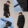 HAZZYS Women's Hooded Loose Fit Winter Down Jacket