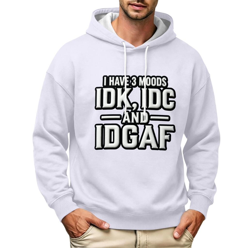 Men's Fashion Hoodie Pullover Casual Sweatshirt with Hood
