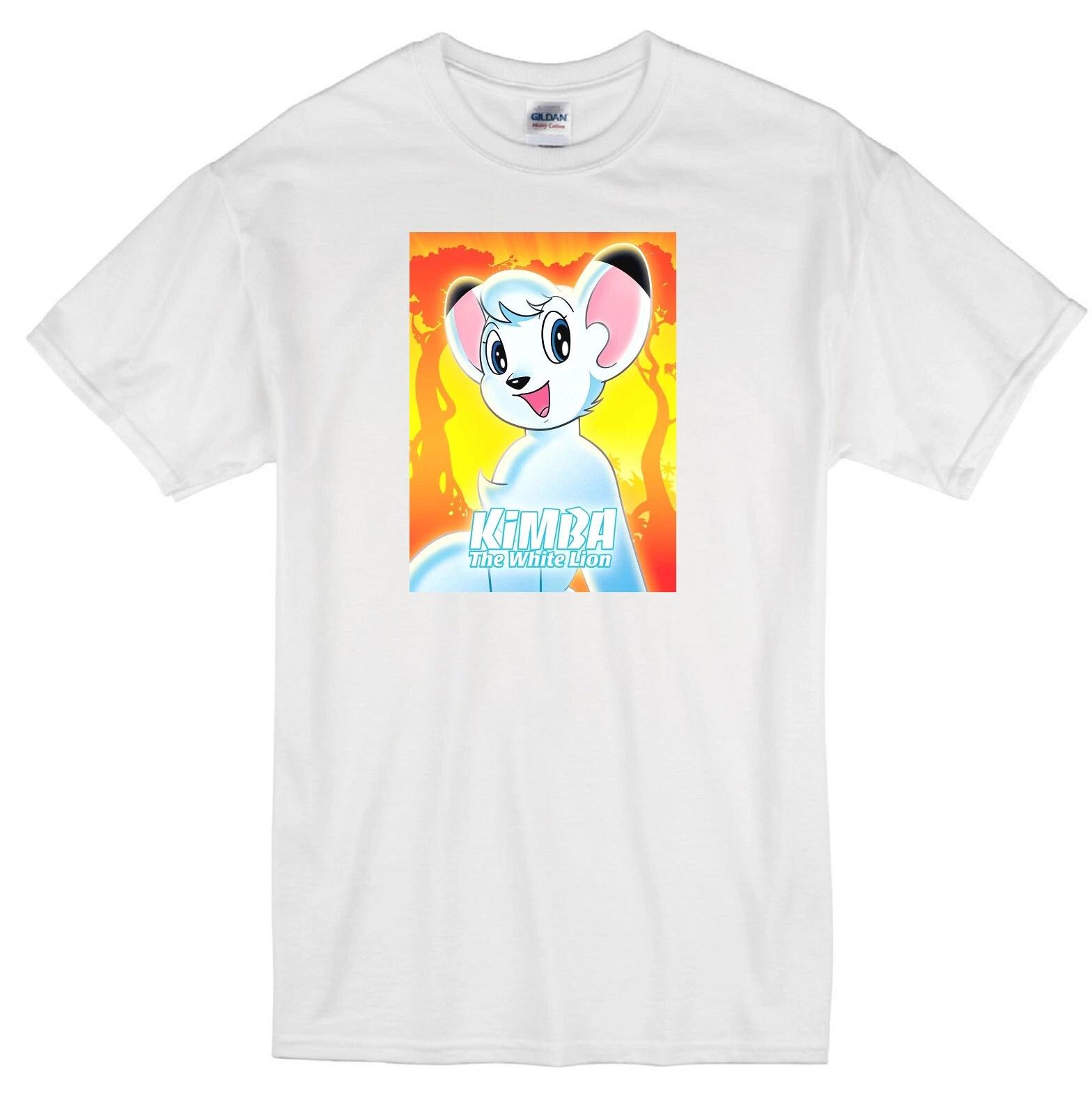 

KIMBA THE WHITE LION CARTOON RETRO JAPANESE CLASSIC ANIME TV WHITE T-shirt S