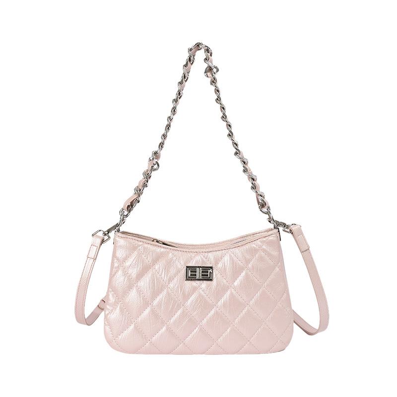Vintage and Niche Commuter Women's Bag, Fashionable and Trendy Chain Strap Crossbody Bag