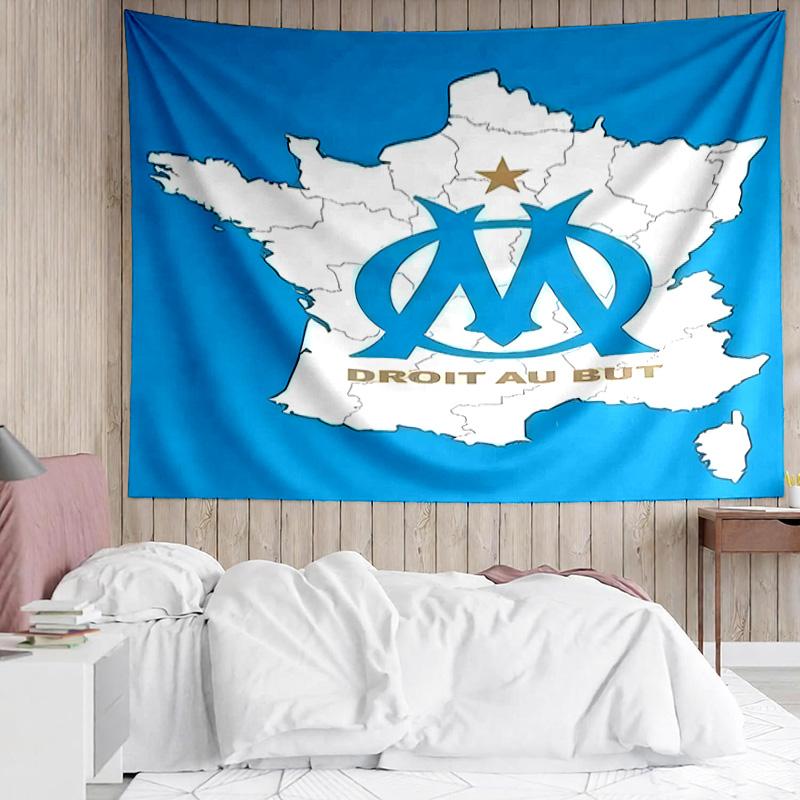 Marseille Wandteppich für Schlafzimmer Ästhetische Klassenzimmer-Wandteppiche Wandbehang für Wohnzimmer Studentenwohnheim Büro, Ideales Kreatives Geschenk