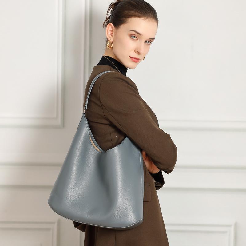 Genuine Leather Women's Handbag Hobo Bag