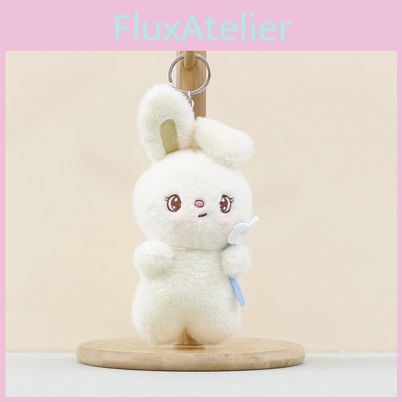 Rabbit Pendant Plush Cartoon Flower Rabbit Bag Hanging Keychain Decoration
