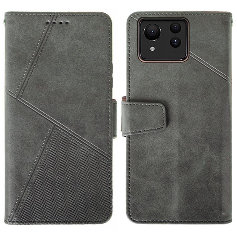 

IDEWEI For Asus Zenfone 11 Ultra 5G Cover Card Slots Holder Calf Texture PU Leather Phone Case Grey