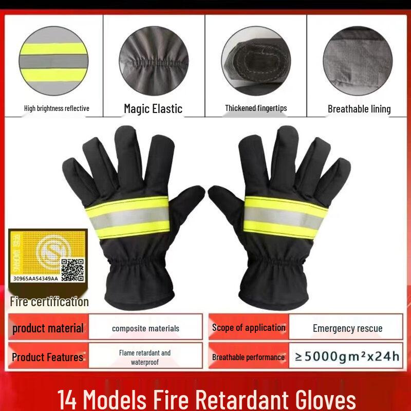 ZISIZ Firefighting Protective Gloves