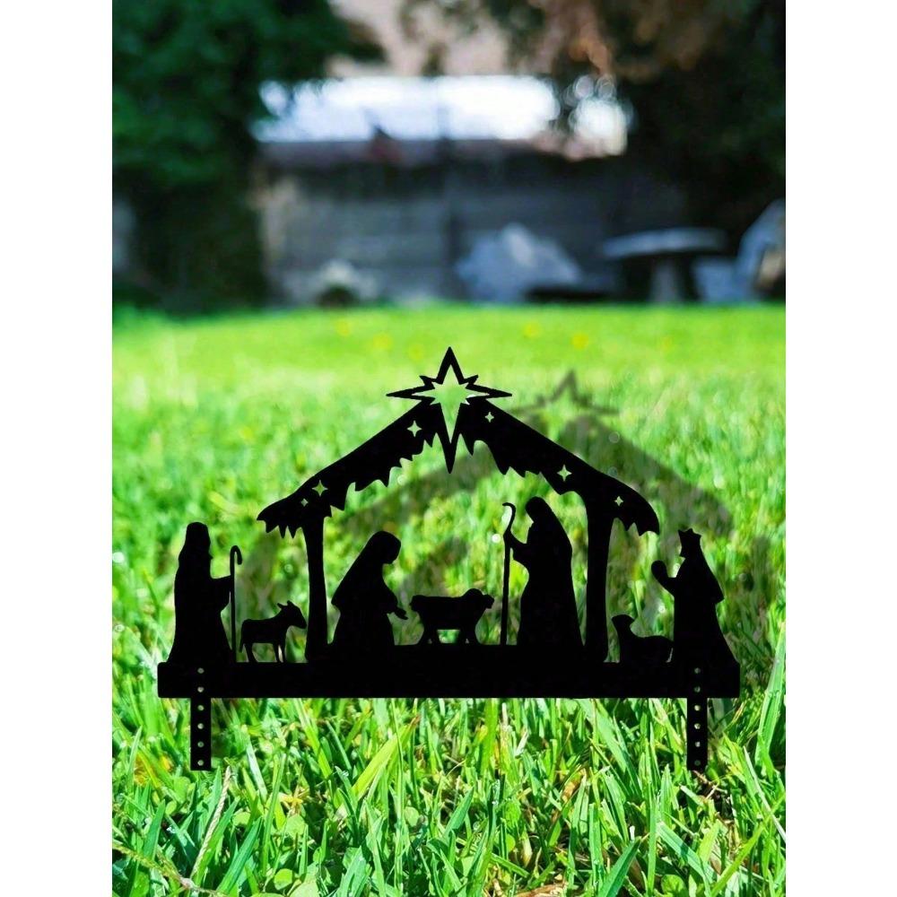 Outdoor Nativity Scene Projector Light, Christmas Laser Projector for Yard Wall Decor, Waterproof Holy Family Night Lamp for Holiday Party Decoration