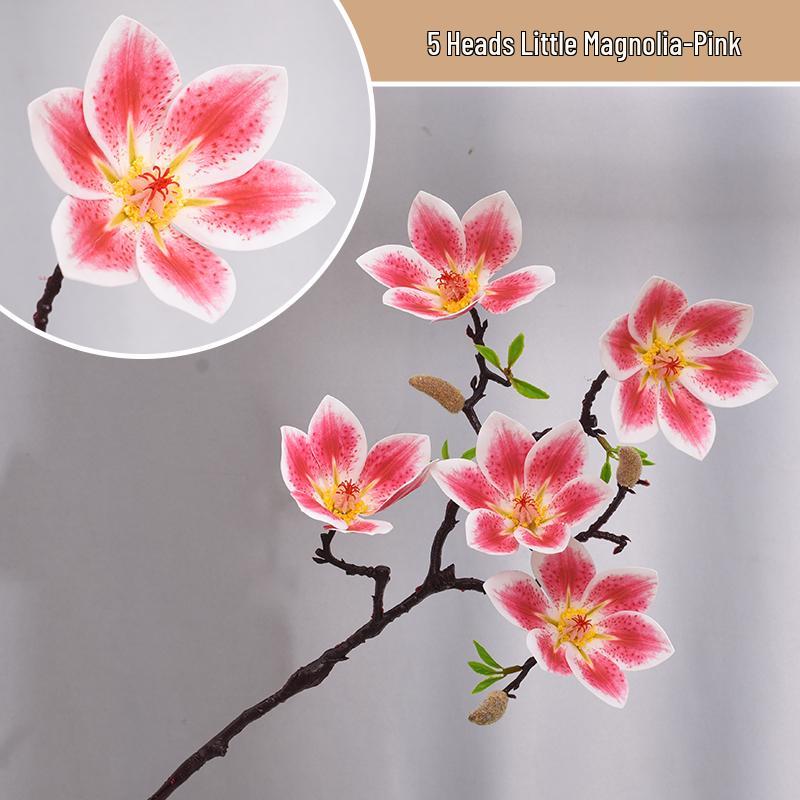 Букет искусственных цветов Китайская магнолия для украшения стола