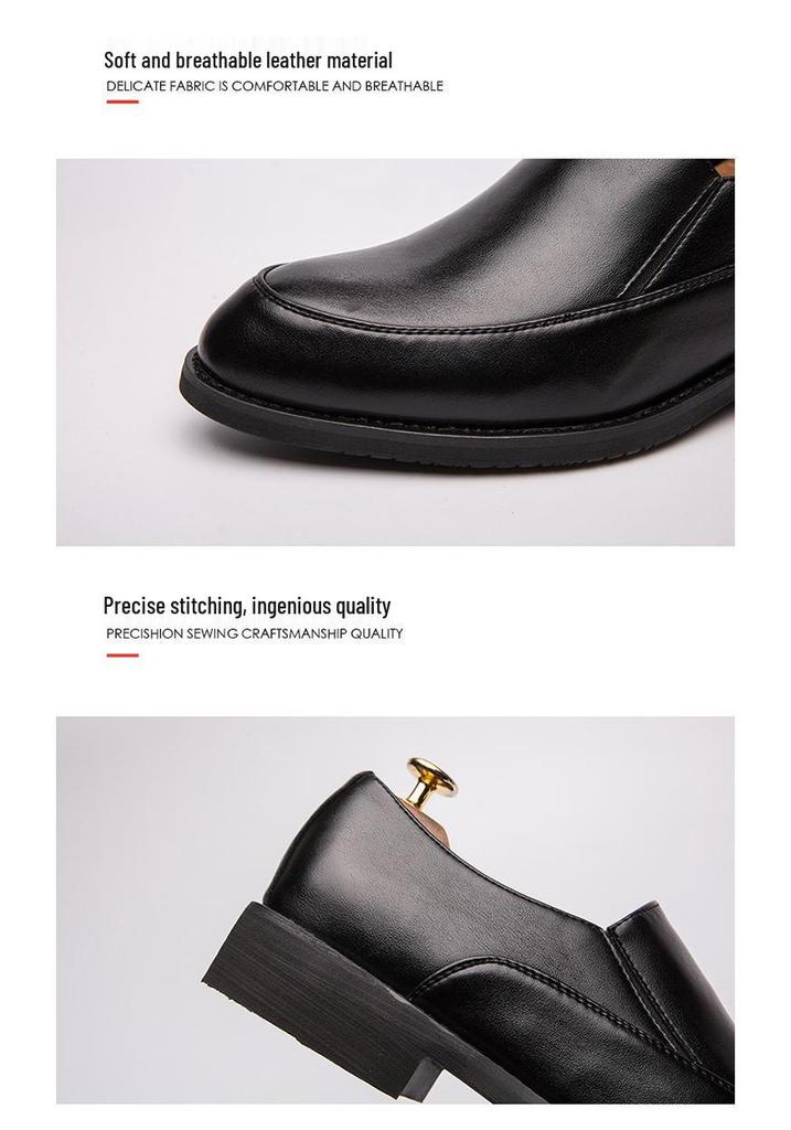 Men's Autumn Business Leather Slip-On Casual Shoes