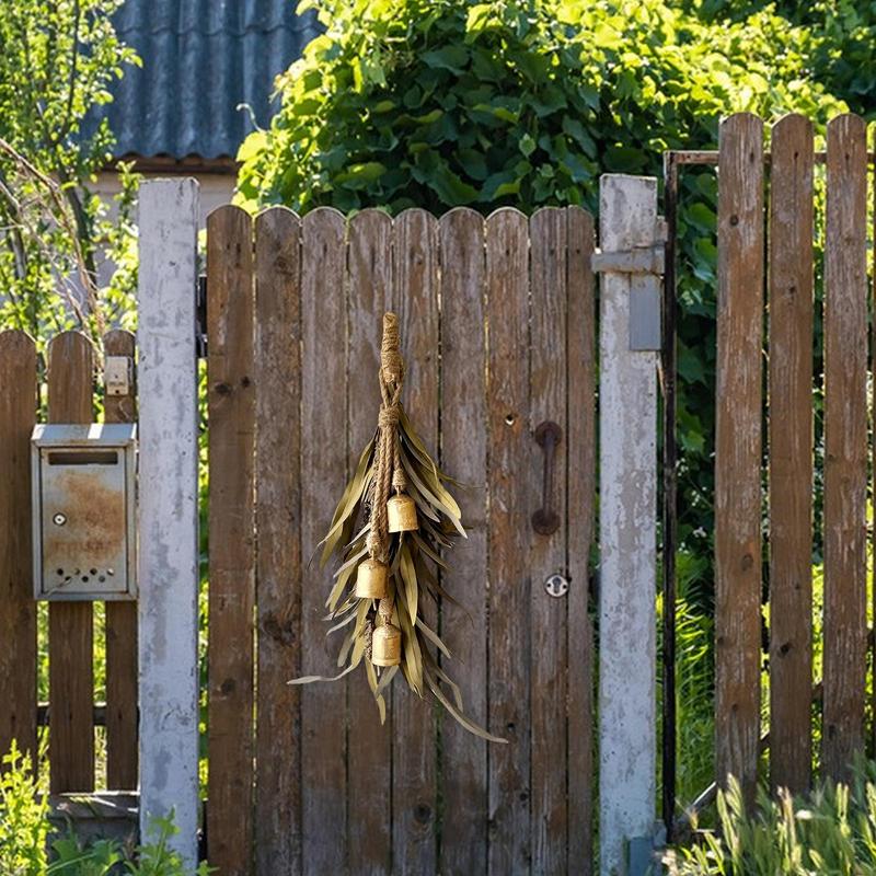 Winter Wreaths For Front Door Outdoor Home Decorations Christmas Bells Decorations Christmas Wreaths For Outside Artificial