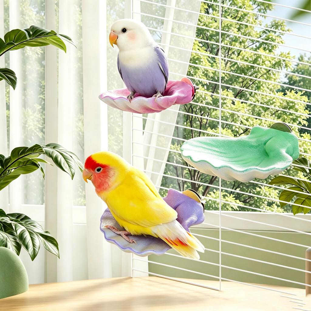 Chongdatiao Eco-Friendly Resin Parrot Bird Toy with Jump Platform for Claw & Beak Grinding and Training