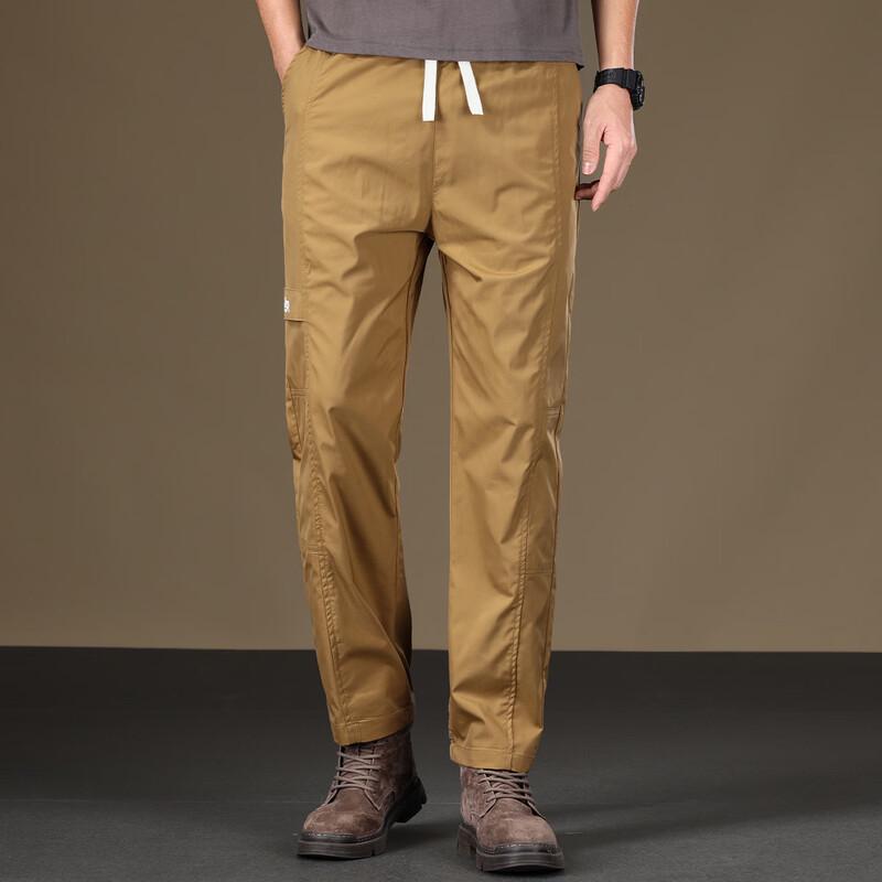 

JEEP Men s Trendy Casual Wide-Leg Cargo Pants L