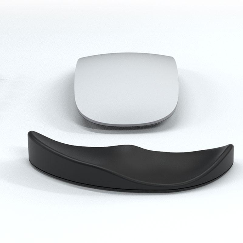 Silicone Mouse Wrist Pad Mice Wrist Rest Ergonomic Three-dimensional Surface Design Skin-friendly Smooth Wrist Support Mat