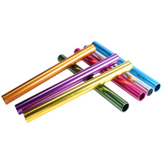 2.7cm Relay Batons Electroplating Multiuse Aluminum Alloy Sprinting Competition Transfer Batons Track Field