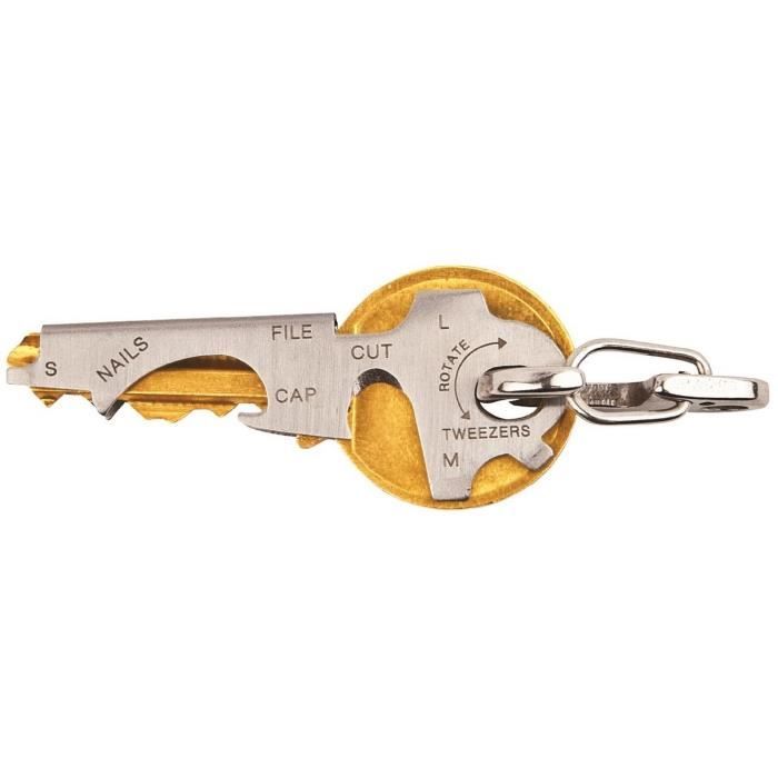 Multifunction Tool - True Utility - Keytool - Yellow - Bottle Opener - Unisex