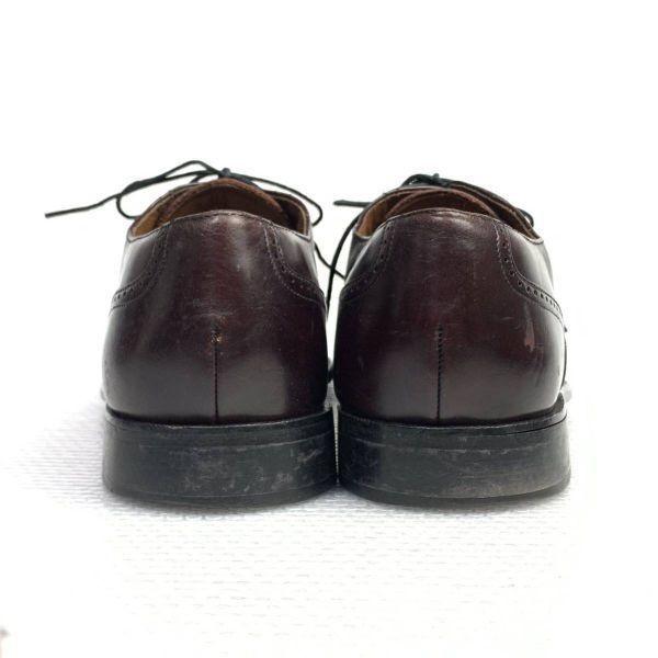 Vintage 80s-90s Bostonian Wingtip Full Brogue Shoes Red Brown 8W 26.0(USED)