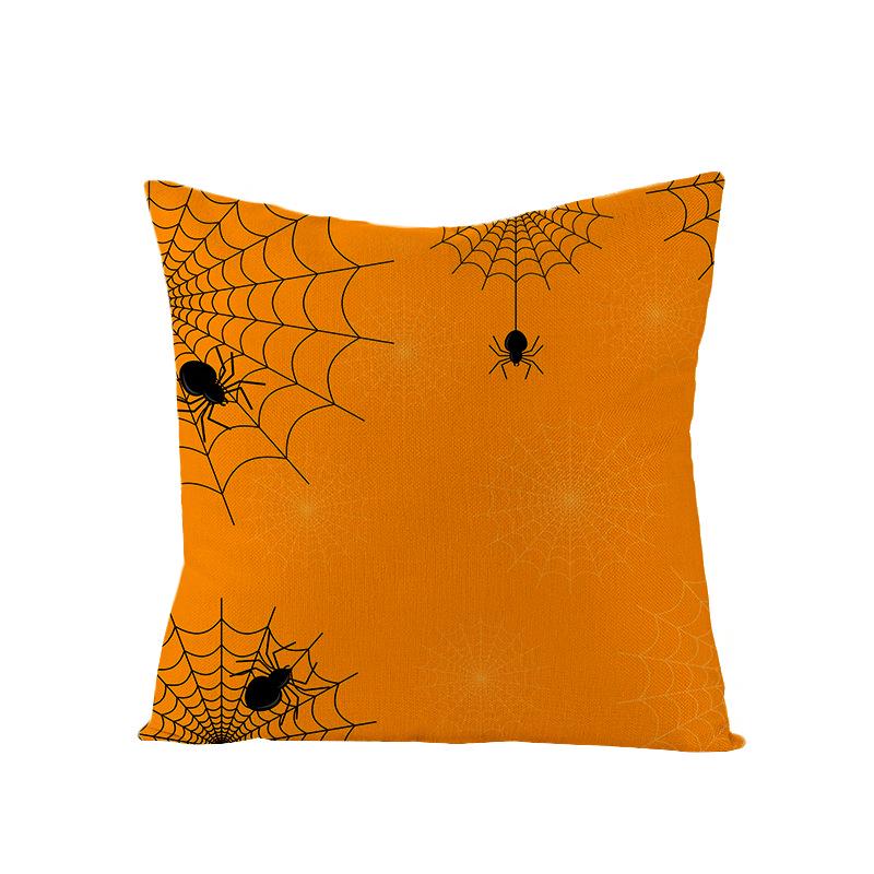 Neue Halloween Polyester Kissenbezug Zuhause Zuhause Schlafzimmer Sofa Kissen Lendenkissenbezug
