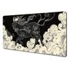 Japanesestyle divine beast ox Mouse Pad Desk mat with stitched edges Natural rubber base pc accessories Gaming mat maus pad rug
