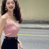 Two- Piece Sweaters Women Korean Fashion Long Sleeve Knitted Cardigan Woman + Fluff Camisole Sweet Camisole Female  C-036
