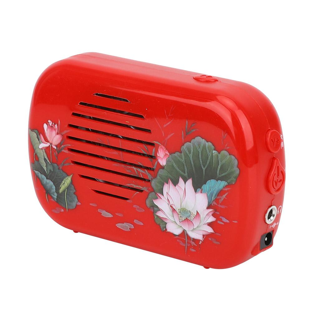 

Portable Buddha Machine Buddhist Prayer Machine 22 Songs Buddhist SuppliesJujube Red