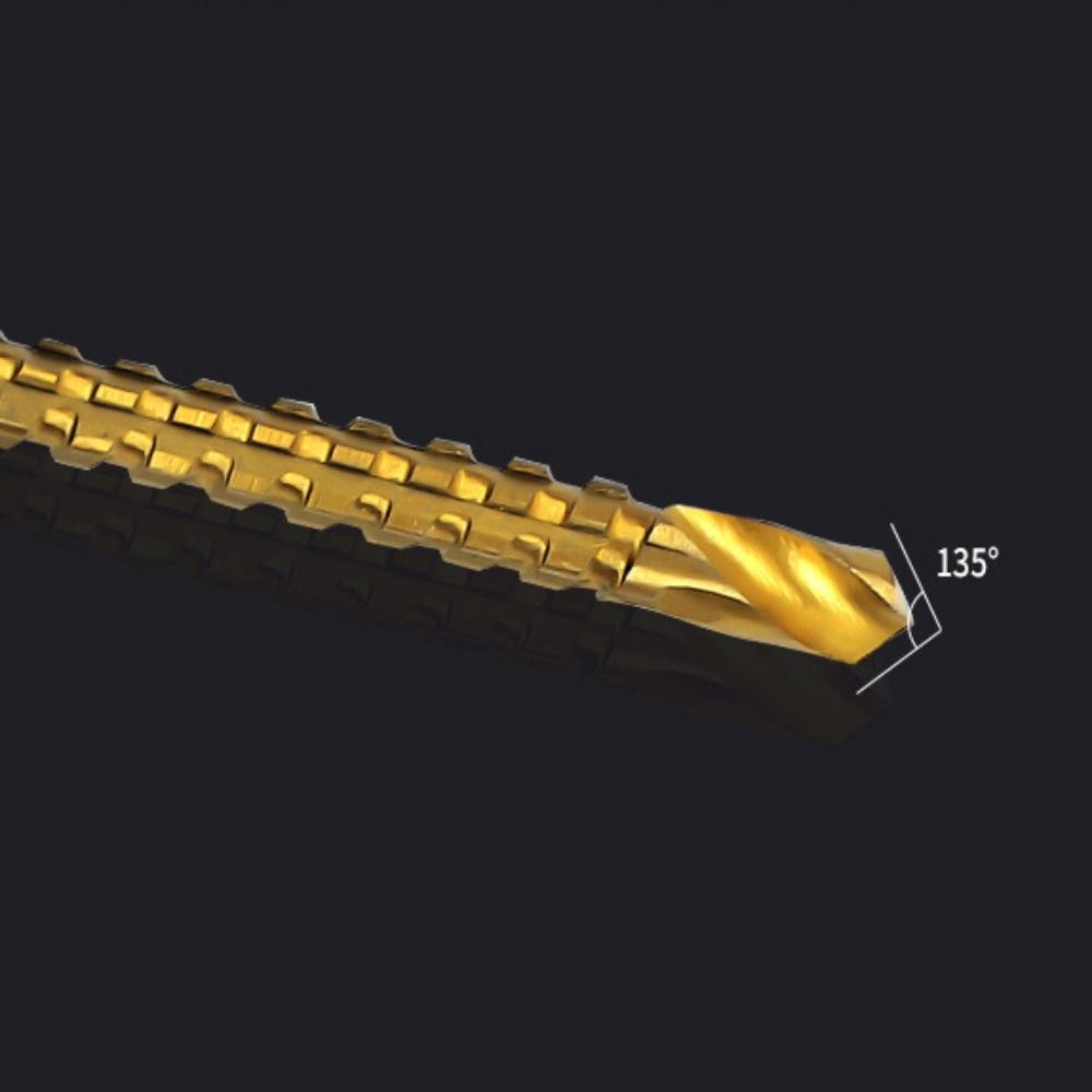 6Pcs High Speed Steel Drill Bit Set Saw Tooth Woodworking Drill Twist Drill Bit Construction Site