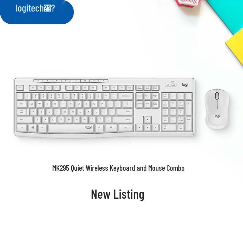 

Logitech MK295 Silent Wireless Keyboard and Mouse Combo