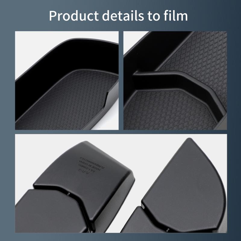 for Smart #1 #3 Door Side Storage Box Front Rear Door Handle Organizer Tidying TPE Car Accessories