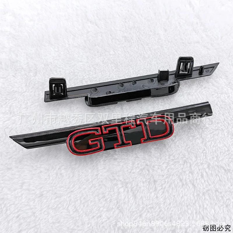 BSI1 For VOLKSWAGEN VW GTI For Volkswagen Golf Passat Jetta Polo Touareg 3 5 8 MK8 MK3 RLINE 3D ABS Car Front Grille GTI GTD Logo Emb in2