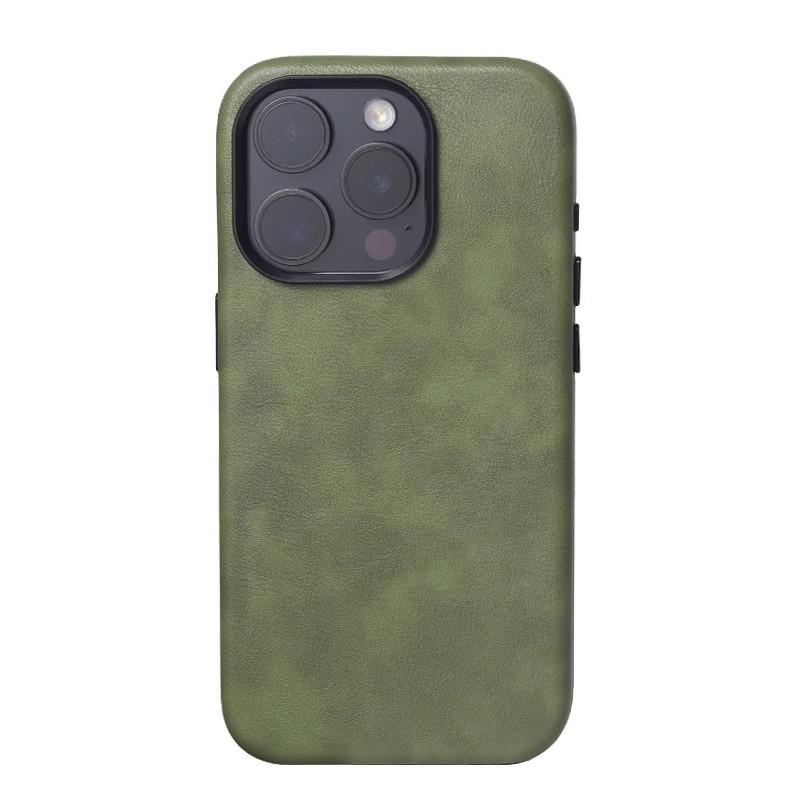 Anwendbar auf IPhone16Promax Crazy Horse Leder Handyhülle Apple 15 Retro Magnetisch 13 Hautgefühl Schutzhülle